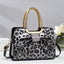 Embellished Versatile Leopard-print Womens Bag - Black / 29X12X21CM - Bags Backpacks & Luggage