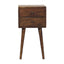 Nordic 2 Drawer Bedside in Classic Grey
