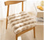 Seat cushion - Seat cushion - Seat cushion for the living room - Soft and comfortable chair cushion with non-slip bottom - Suitable for cars, home offices, dining rooms and kitchens (brown, 45 x 45 cm)