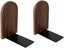 Bookends - Non-slip bookends - Heavy duty wooden bookends - Removable - 2-pack