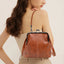Crossbody Bags for Women Soft Leather Purses and Handbag Multi Pocket Shoulder Bag Spring Nostalgic Handbag Lightweight Women's Bag
