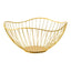 Modern Golden Wire Mesh Creative Fruit & Break Basket