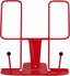 File Sorters Portable Book Holder Adjustable Reading Rest Recipe Cookbook Stand Cell Phone Stand for Cookbook Textbook Tablet Holder ( Red)