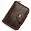 Portable Business Men ID Card & Name Card Wallet, Simple Single Magnet Closure For Daily Business Occasion, Holiday Business Man Accessory, K94‑53 Dark Coffee