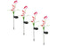 4 Pack of 16 LED Solar Garden Lights, Calla Lights, for Garden, Patio, Passage Decoration-red