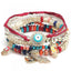 1 Pcs Hand Bracelet Boho Charms Stretch Stackable Bracelet Handmade Multicolor Crystal Beaded Lucky Protection Bangles Strand Bracelet