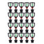 360° Hanging Rotating Refraction Nozzle Misting Sprayer Atomization Nozzle Irrigation Tool G1/2 Male Thread