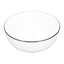Durable Black Line Ceramic Tableware Bowls for Salads Soups Stews Desserts Noodles8 Inches