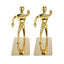 Stainless Steel Man Bookends Prevent Slipping Kung Fu Man Bookends for Home Decoration for Home Office