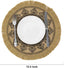 Round Placemats Set of 4, Dining Winter Modern Dinner Braided Beige Boho Round Table and Fall Circle Placemats Boho Tassels