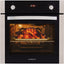 EuroChef 60cm Stainless Built-in 70L Grill 8 Function Fan Forced Electric Wall Oven