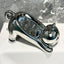 Cat-Shaped Ceramic Soap Dish - Silver