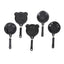 5-PCS Mini Non-Stick Egg Frying Pan Cartoon Shaped Omelette Cooker Mould for Breakfast Pancakes and Creative Cooking(Heart + plum blossom + five-pointed star + bear + tiger)