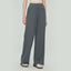 Size XL Gray Women’s High Waisted Straight Leg Lounge Pants - Drawstring Casual Trousers - Stretch Activewear Pants for Yoga Pilates Travel and Everyday Wear