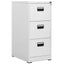 3-Drawer Steel Filing Cabinet in Light Grey
