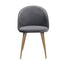 Levede 4x Dining Chairs Seat French Grey-2006732720729886721
