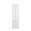Levede Office Cabinet 8 Drawer Drawers White-2006733172112494593