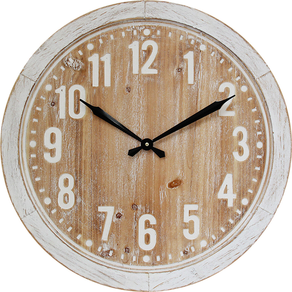Clock Hamptons White 60cm | 60 x 60 x 4 cm