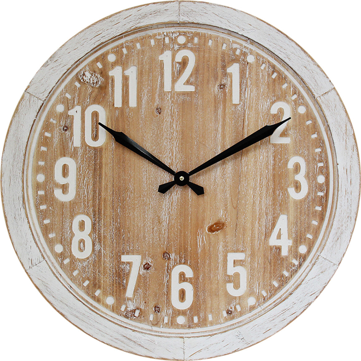 Clock Hamptons White 60cm | 60 x 60 x 4 cm
