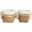 Woven Lined Baskets S/2