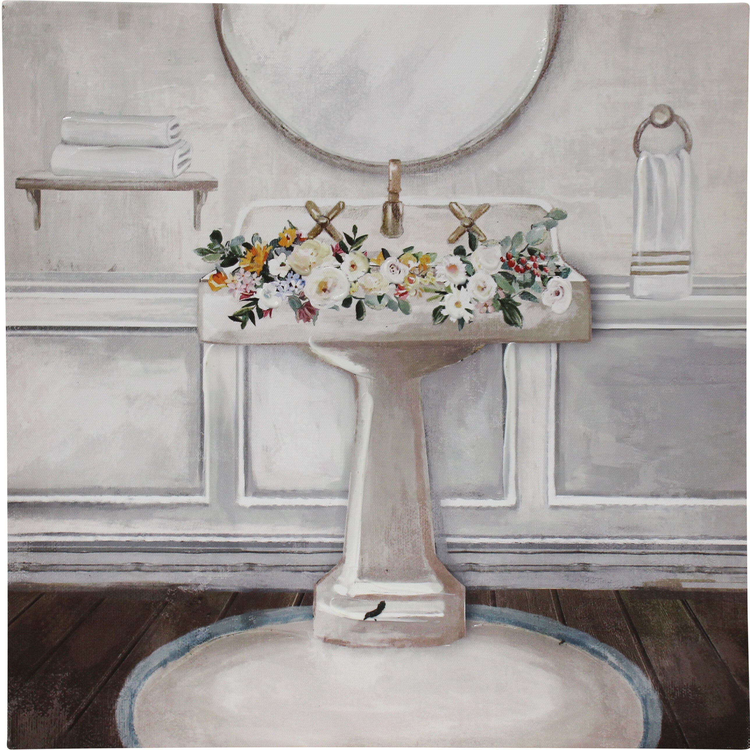 Framed Canvas Bath Bliss 2 Main image