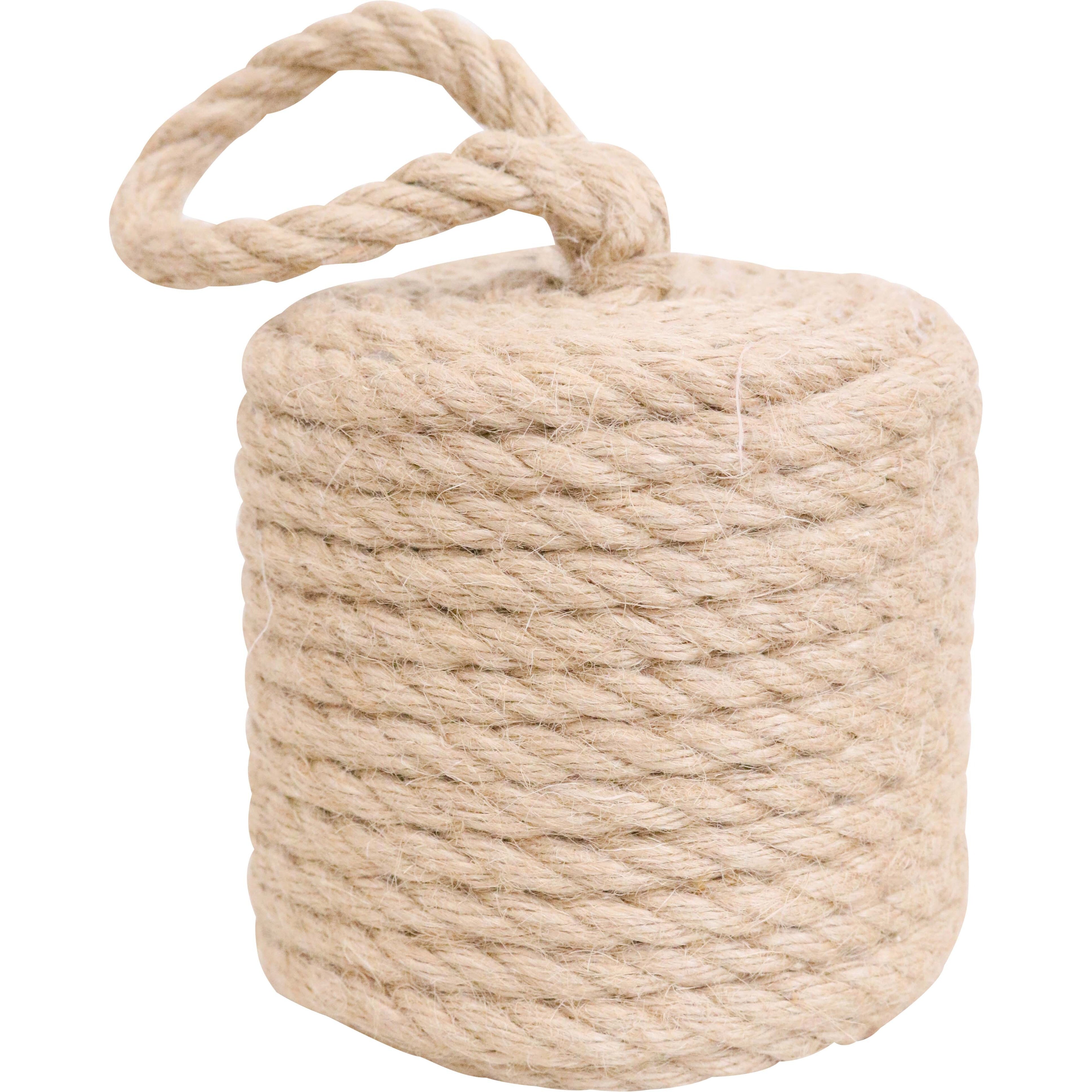 Doorstop Rope Cyl Nat | 12 x 12 x 12 cm
