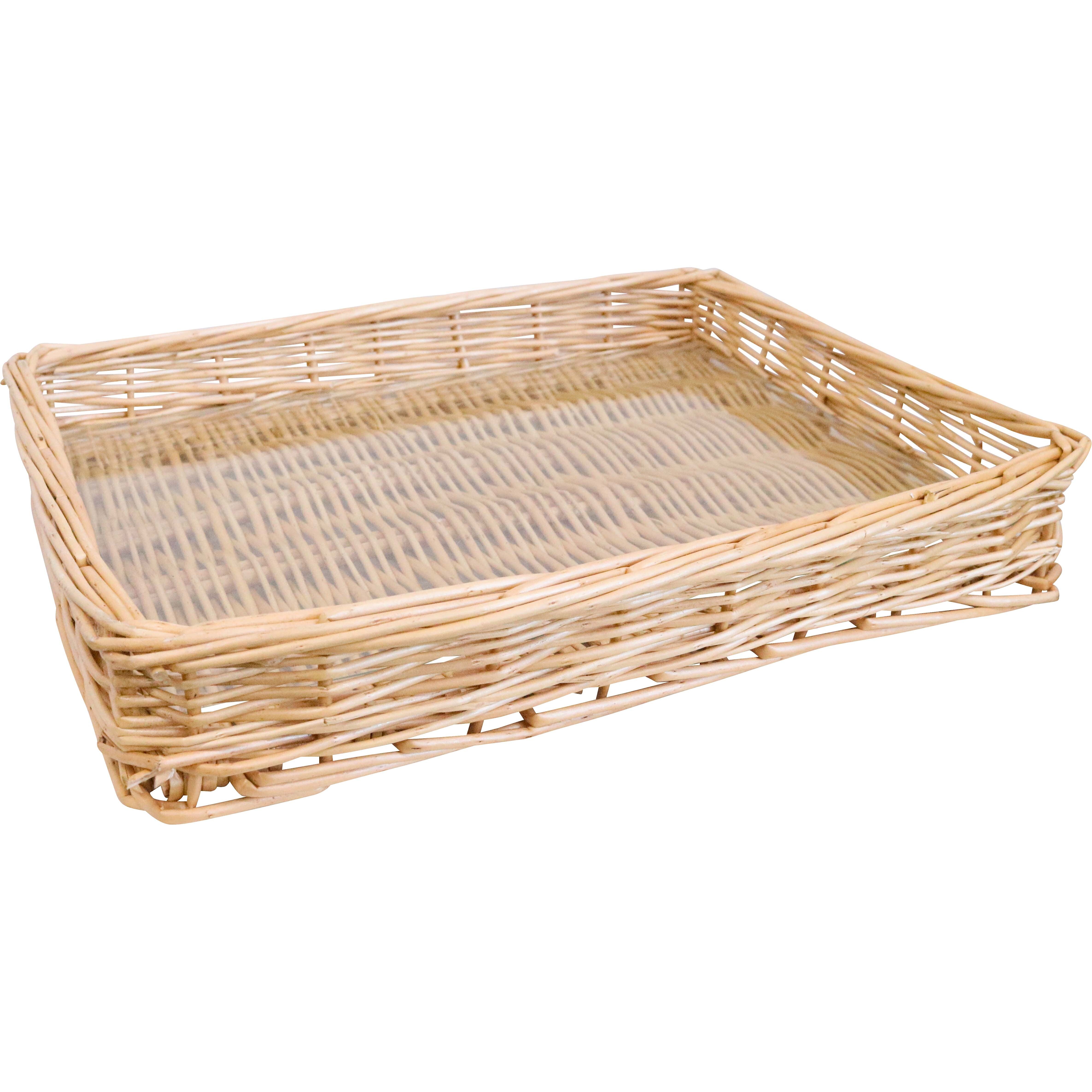 Tray Wicker Nat Saint Tropez | 40 x 30 x 6 cm Main image