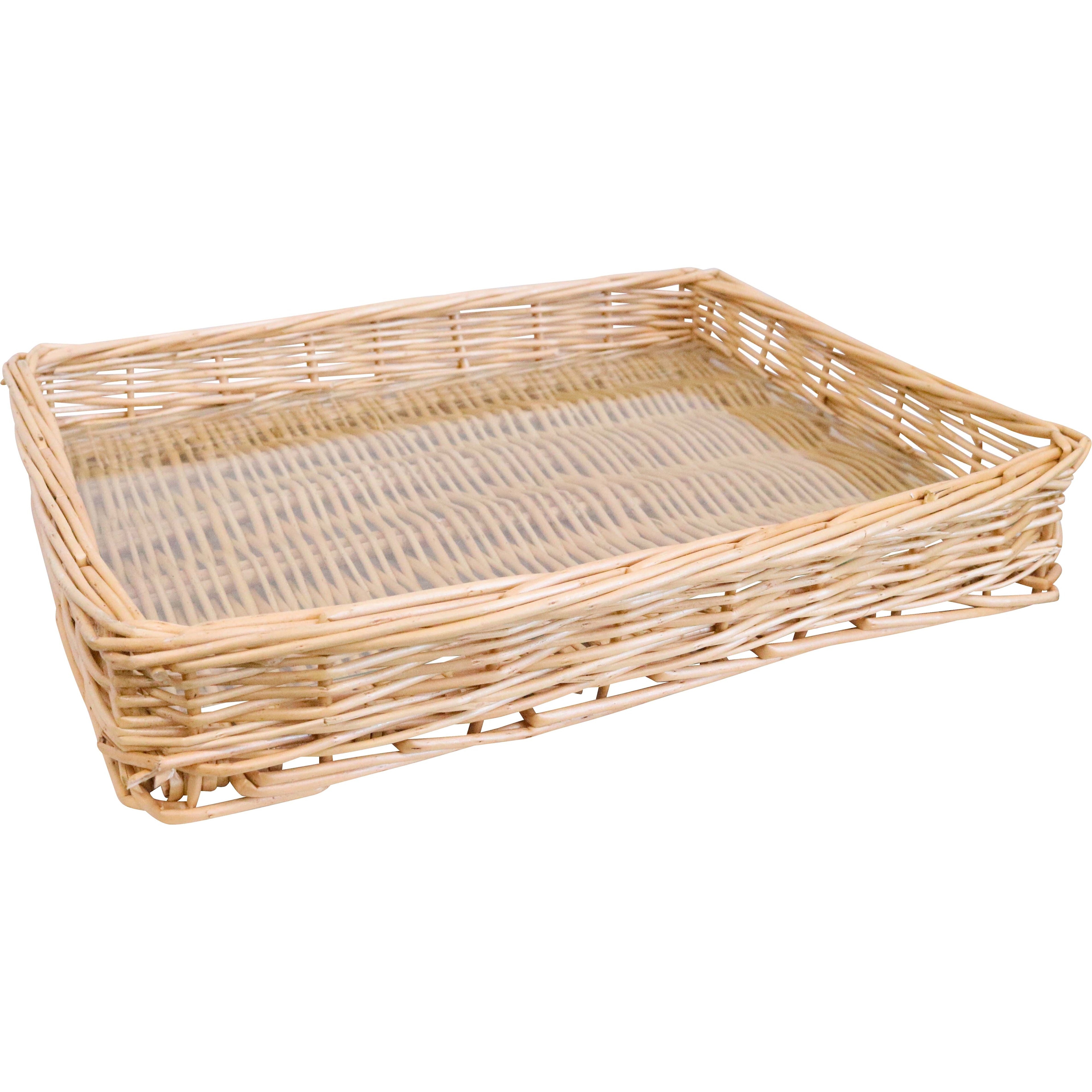 Tray Wicker Nat Saint Tropez | 40 x 30 x 6 cm