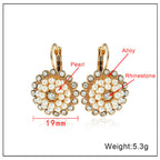 Bohemian Sun Flower Earrings - Gold - Earrings