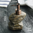 Retro Ceramic Stone Soap Dispenser - C - Soap Dispensers