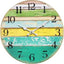 Clock Coloured Boards 34cm | 34 x 3 x 34 cm