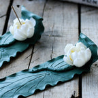 Ceramic incense burner - Green - Incense Stands
