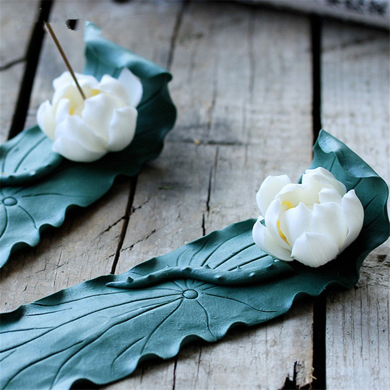 Ceramic incense burner - Green - Incense Stands