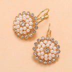 Bohemian Sun Flower Earrings - Gold - Earrings