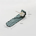 Ceramic incense burner - Green - Incense Stands