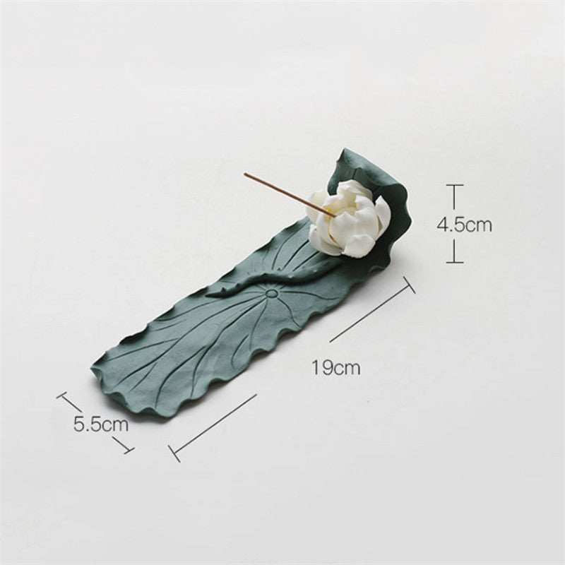 Ceramic incense burner - Green - Incense Stands