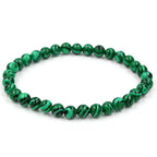 Tiger Eye Stone Bracelet Natural Stone Bracelet - Green / 6mm - Stone Bracelets