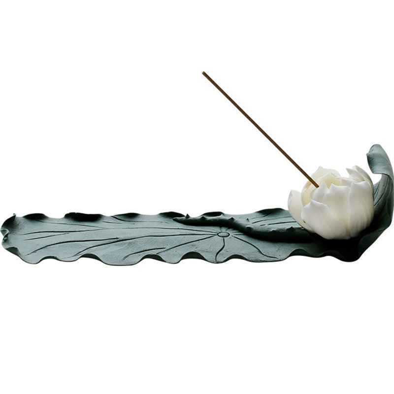 Ceramic incense burner - Green - Incense Stands