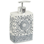 Bohemian Style Ceramic Sanitary Ware Sets - Square Lotion Bottle Gargle Cup Toothbrush Holder - Bathroom Sets