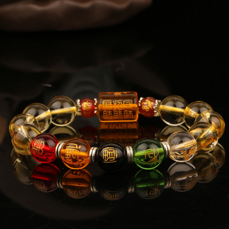 Citrine bracelet natural stone bracelet - Stone Bracelets
