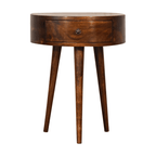Chestnut Semi Circle Bedside
