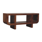 Orion Curved Chestnut Media Unit