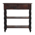 Turned legs Cherry Side Table