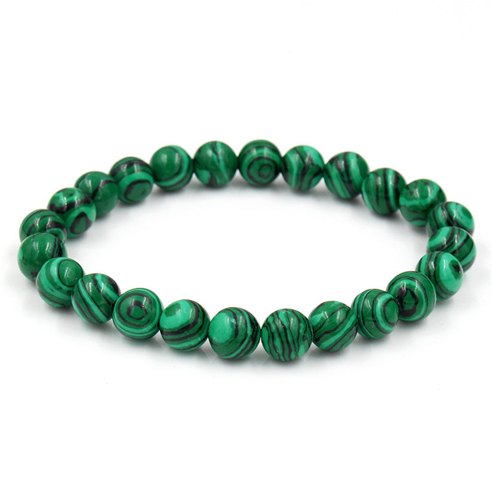 Tiger Eye Stone Bracelet Natural Stone Bracelet - Green / 8mm - Stone Bracelets