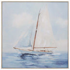 Framed Canvas Solo Sailing