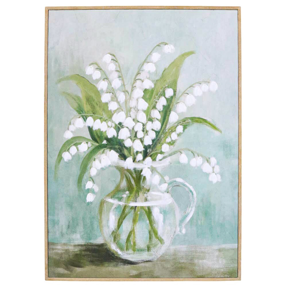 Framed Canvas Jug Of Flowers Main image