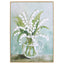 Framed Canvas Jug Of Flowers