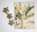 Framed Canvas Banana Palms