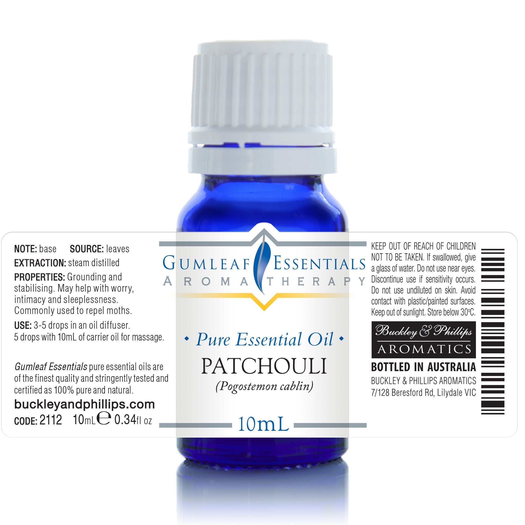 Patchouli Essential Oil 10ml