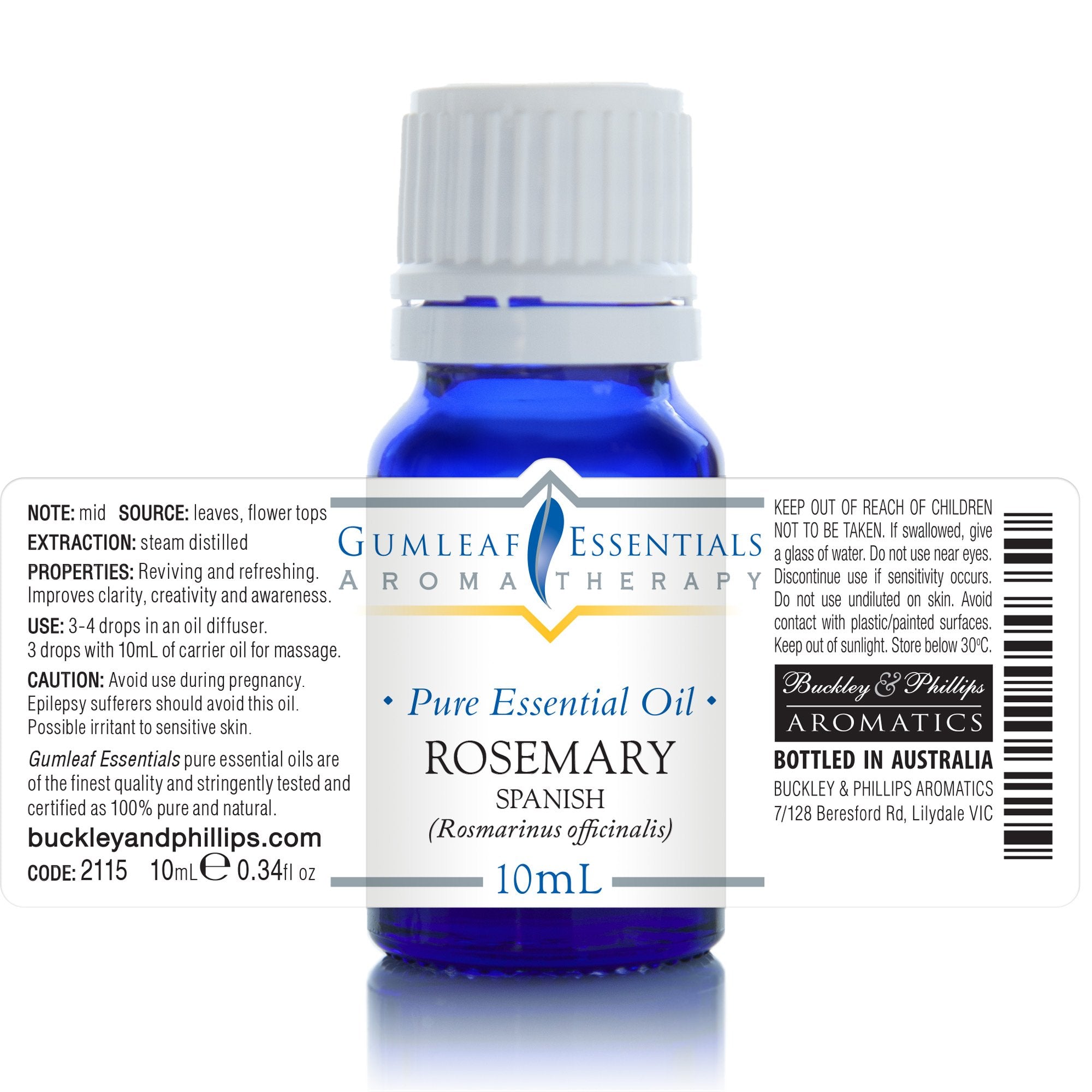 Rosemary Spanish Essential Oil 10ml